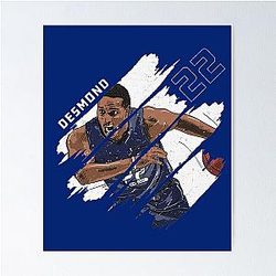 Desmond Bane Stripes Poster