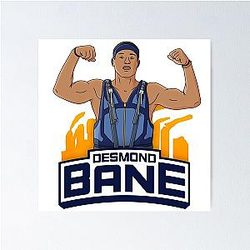 BANE Desmond Memphis Basketball Poster