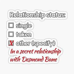 Desmond Bane - Relationship Sticker