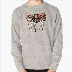 Caricature of Destiny's Child (new HQ) Pullover Sweatshirt