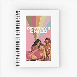 Destiny's Child poster Spiral Notebook