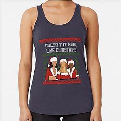 8 Days of Christmas Destiny's Child Christmas Holiday Art Racerback Tank Top