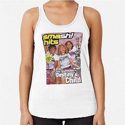 destiny's child magazine cover Racerback Tank Top