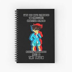 Detective Conan Saying Spiral Notebook