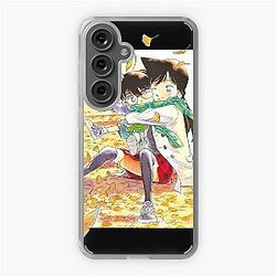 Detective Conan Edit - ConanShinichi and Ran in Autumn! Samsung Galaxy Soft Case