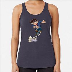Detective Conan Edogawa : case closed Racerback Tank Top