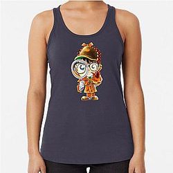 Detective Conan Edogawa : case closed Racerback Tank Top