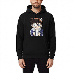 Detective Conan Hoodie Minimalist Conan Silhouette