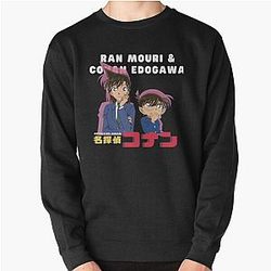 Ran Mouri & Conan Edogawa Detective Conan Manga Pullover Sweatshirt