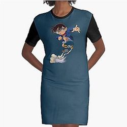 Detective Conan Edogawa : case closed Graphic T-Shirt Dress