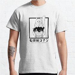 Detective Conan - Conan and Cat Classic T-Shirt