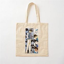 Detective Conan Edit - Collage of Characters! Cotton Tote Bag
