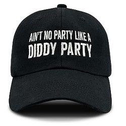 Funny Embroidery hat Ain't No Girl's Like A Diddys Girl's Baseball Cap Custom Hats Black Hats for Women Fashion Gifts for Dad Outdoor Hats