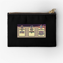 Die in the Dungeon Dice & Death Graphic Die In The Dungeon Zipper Pouches