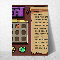 Die in the Dungeon Survive the Depths Design Die In The Dungeon Posters