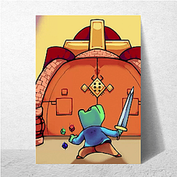 Die in the Dungeon Card-Based Carnage Aesthetic Die In The Dungeon Posters