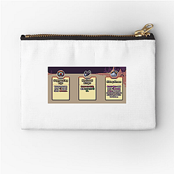 Die in the Dungeon Dice & Death Graphic Die In The Dungeon Zipper Pouches