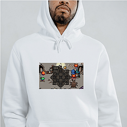 Die in the Dungeon Unique Dice/Card Motif Die In The Dungeon Hoodies