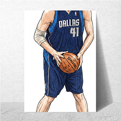 Dirk Nowitzki All-Star Consistent greatness Dirk Nowitzki Posters