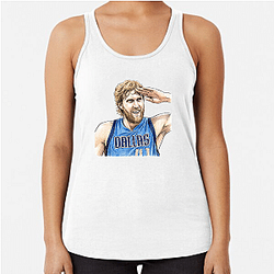 Dirk Nowitzki Statue Bronze legacy Dirk Nowitzki Tank Tops