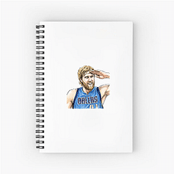 Dirk Nowitzki Statue Bronze legacy Dirk Nowitzki Notebook