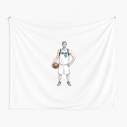 Dirk Nowitzki Fadeaway Unstoppable shot Dirk Nowitzki Tapestries