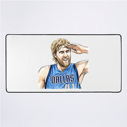 Dirk Nowitzki Statue Bronze legacy Dirk Nowitzki Mouse Pads