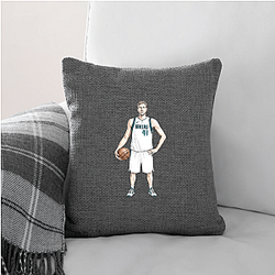 Dirk Nowitzki Fadeaway Unstoppable shot Dirk Nowitzki Pillows Cover