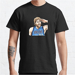 Dirk Nowitzki Statue Bronze legacy Dirk Nowitzki T-Shirts