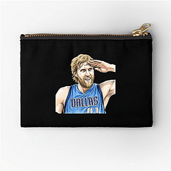 Dirk Nowitzki Statue Bronze legacy Dirk Nowitzki Zipper Pouches
