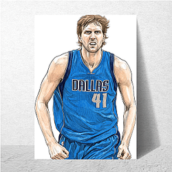 Dirk Nowitzki MVP Elite status Dirk Nowitzki Posters