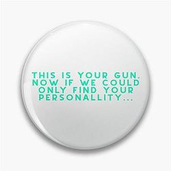 Disco Elysium Quote Sticker Pin