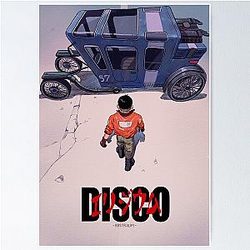 Akira x Disco Elysium poster Poster