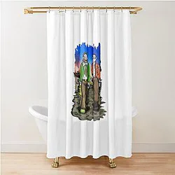 disco elysium poster Shower Curtain