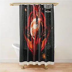 Disco Elysium One Sheet Shower Curtain