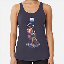 Funny Gift Role Disco Elysium Playing Game Cute Gift Racerback Tank Top