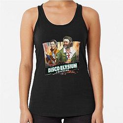 Disco Elysium  disco elysium lover Disco Elysium Disco Elysium Racerback Tank Top