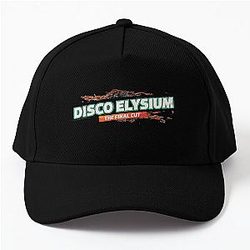 retro letter disco elysium Baseball Cap
