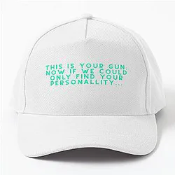 Disco Elysium Quote Sticker Baseball Cap