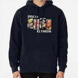 Mens Funny Role Disco Elysium Playing Game Gift For Fans Pullover Hoodie