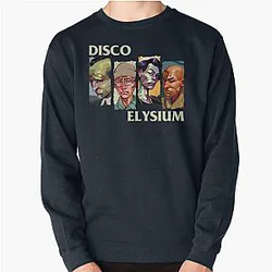 Mens Funny Role Disco Elysium Playing Game Gift For Fans Pullover Sweatshirt