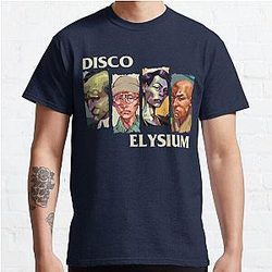 Mens Funny Role Disco Elysium Playing Game Gift For Fans Classic T-Shirt