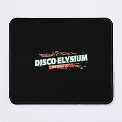 retro letter disco elysium Mouse Pad