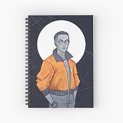 Kim Kitsuragi Disco Elysium Spiral Notebook