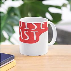 Disguised Toast Red And White Mug Premium Merch Store