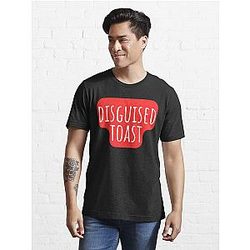 Disguised Toast Red And White T-Shirt Premium Merch Store