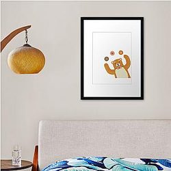 Disguised Toast Bear Classic Framed print Premium Merch Store