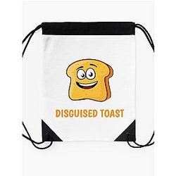 New T Shirt Disguised Toast Drawstring Bag Premium Merch Store