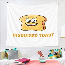 New T Shirt Disguised Toast Tapestry Premium Merch Store