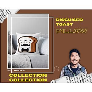 Disguised Toast Throw Pillow